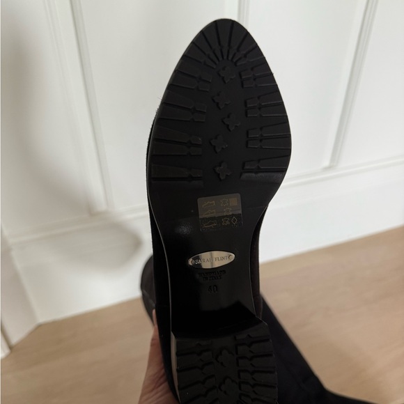 Sarah Flint “Perfect Stretch Boot 30” Black Suede Boots - Picture 4 of 5